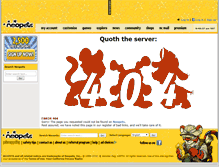 Tablet Screenshot of pets.neopets.com